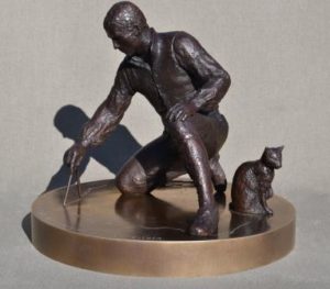 On Saturday, Flinders University will hold an event in Adelaide to celebrate the unveiling of a bronze statue of Matthew Flinders and his cat Trim at Euston Station in London. 