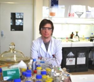 Dr Cameron Shearer has been working on a public-private research project to improve the performance of batteries in the Collins Class submarine. 