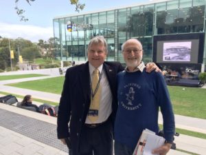 Steve and Stephen alumni at plaza_FlindersWP