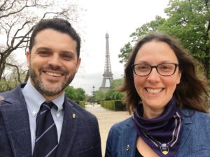 Jonathan Benjamin and Wendy Van Duivinvoorde