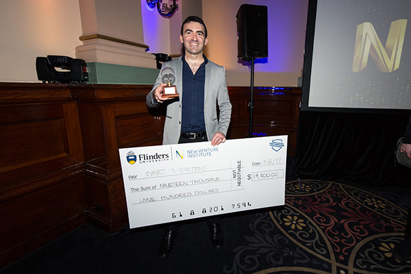 The People’s Choice prize was awarded to Josh Garratt's City ReCycle venture which aims to reduce waste to landfill from commercial office buildings.
