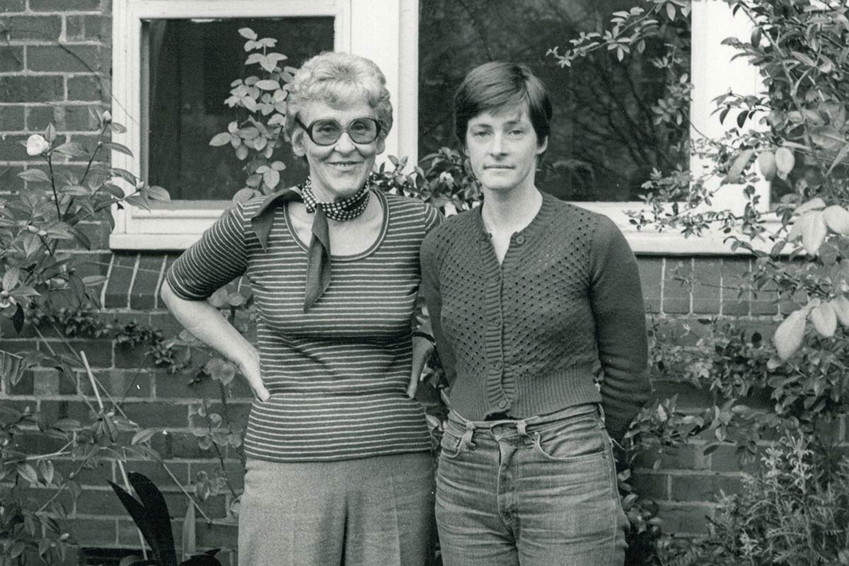 Ponch Hawkes, Margaret and Micky 1976 (detail), from the series 'Our mums and us', gelatin silver print, 17.7 x 12.7 cm, Monash Gallery of Art, City of Monash Collection, courtesy of the artist