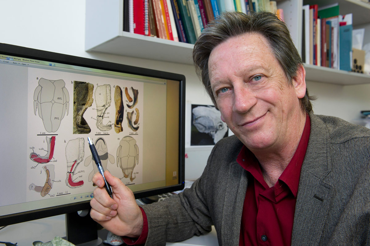 Strategic Professor in Palaeontology John Long, a Past President of the Society of Vertebrate Paleontology in the US.