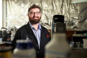 Professor Justin Chalker. Photo: Randy Larcombe, 2021 SA Science Innovation and Excellence Awards