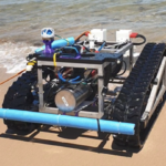 Underwater crawler to detect mines